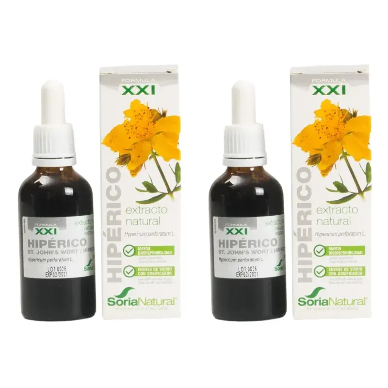 Soria Natural Extracto de HIperico Duplo, 2 x 50ml. | Farmacia Barata
