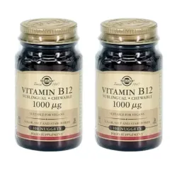Solgar Vitamina B12 1000 μg Duplo, 2 x 250 cápsulas