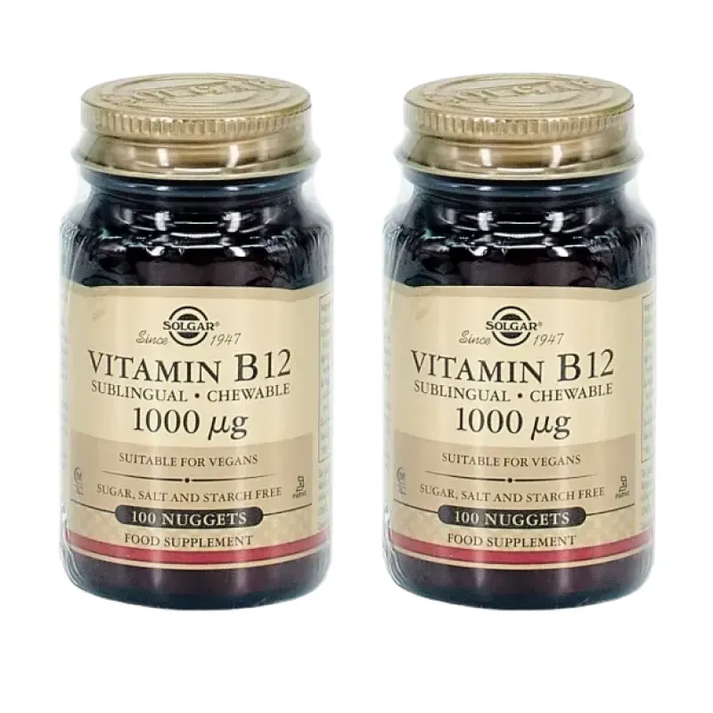 Solgar Vitamina B12 1000 μg Duplo, 2 x 250 cápsulas | Farmacia Barata Solgar Vitamina B12 1000 μg Duplo, 2 x 250 cápsulas | Farmacia Barata
