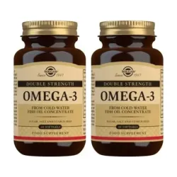 Solgar Omega-3 Alta Concentración Duplo, 2 x 60 Caps.
