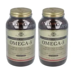 Solgar Omega-3 Alta Concentración Duplo, 2 x 120 Caps. Blandas