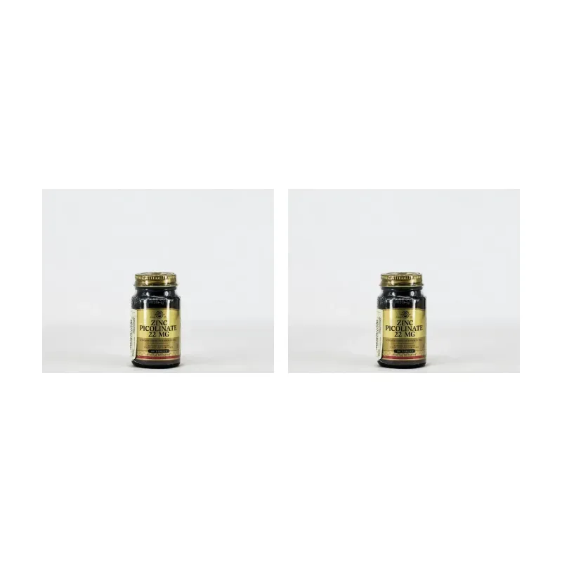 Solgar Zinc Picolinato 22 mg Duplo, 2 x 100 Comp. | Farmacia Barata Solgar Zinc Picolinato 22 mg Duplo, 2 x 100 Comp. | Farmacia Barata