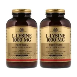 Solgar L- Lisina 1000 mg Duplo, 2 x 250 Comprimidos.
