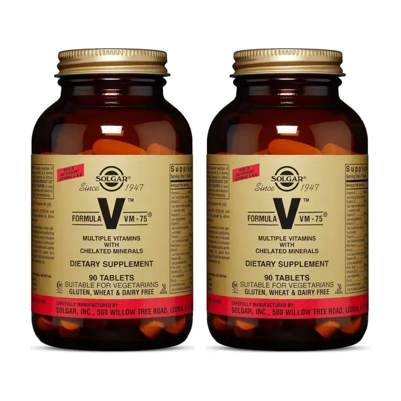 Solgar Fórmula VM-75 Duplo, 2 x 90 comprimidos. | Farmacia Barata Solgar Fórmula VM-75 Duplo, 2 x 90 comprimidos. | Farmacia Barata