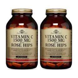 Solgar Rose Hips C 1500 mg Duplo, 2 x 180 Comp.