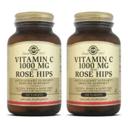 Solgar Rose Hips C 1000 mg Duplo, 2 x 100 Comp.