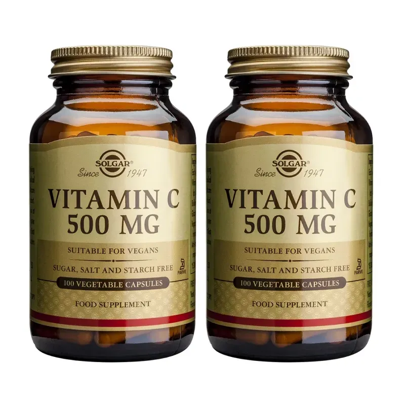 Solgar Vitamina C 500 mg Duplo, 2 x 100 Caps. Veg. | Farmacia Barata Solgar Vitamina C 500 mg Duplo, 2 x 100 Caps. Veg. | Farmacia Barata