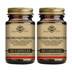 Solgar Neuro Nutrientes Duplo, 2 x 60 Cápsulas vegetales.