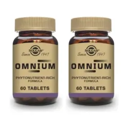 Solgar Omnium Duplo, 2 x 60 Comprimidos