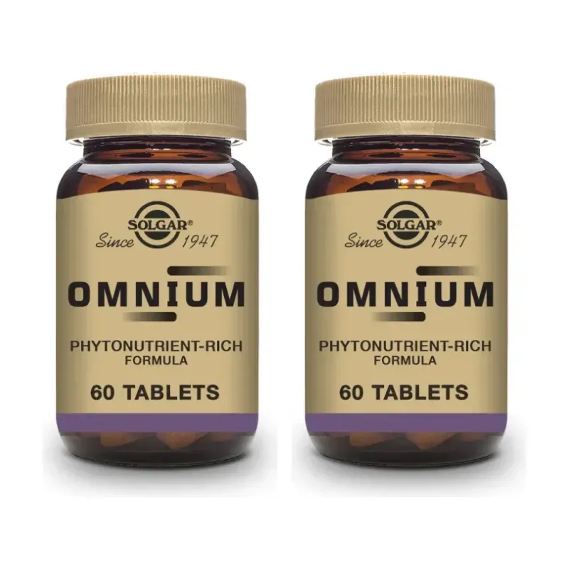 Solgar Omnium Duplo, 2 x 60 Comprimidos | Farmacia Barata Solgar Omnium Duplo, 2 x 60 Comprimidos | Farmacia Barata
