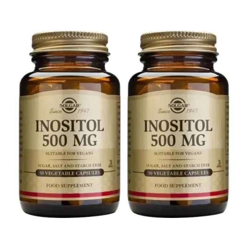 Solgar Inositol 500 mg Duplo, 2 x 50 Cápsulas Vegetales. | Farmacia Barata Solgar Inositol 500 mg Duplo, 2 x 50 Cápsulas Vegetales. | Farmacia Barata