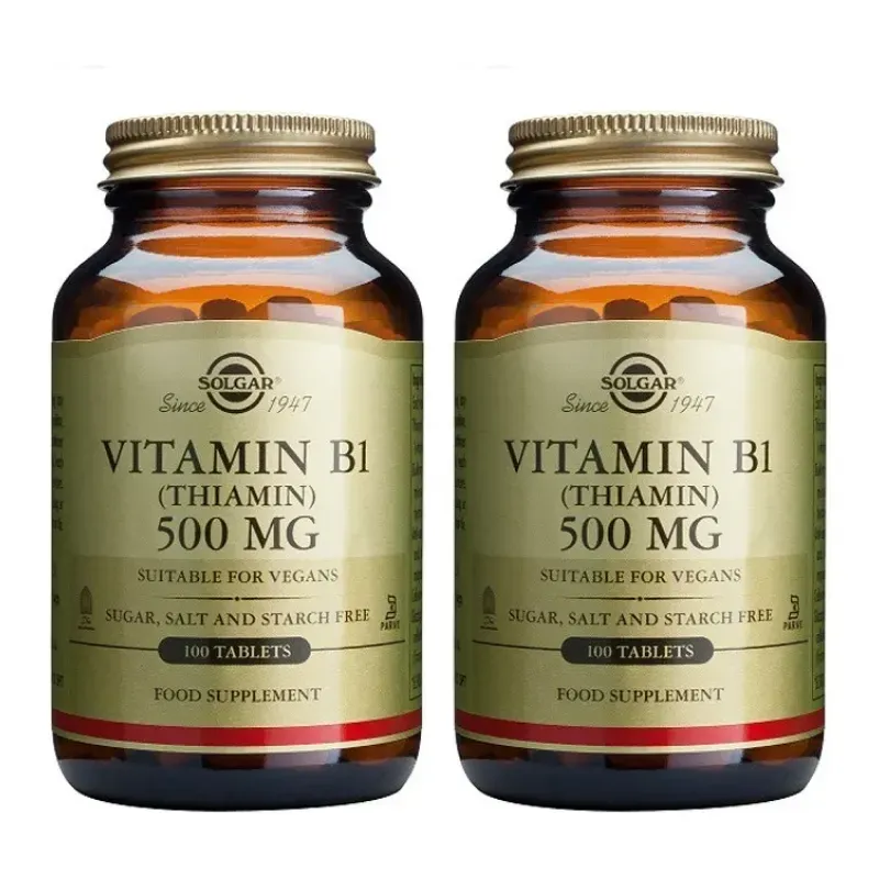 Solgar Vit B1 (Tiamina) 500 mg Duplo, 2 x 100 Comprimidos. | Farmacia Barata Solgar Vit B1 (Tiamina) 500 mg Duplo, 2 x 100 Comprimidos. | Farmacia Barata