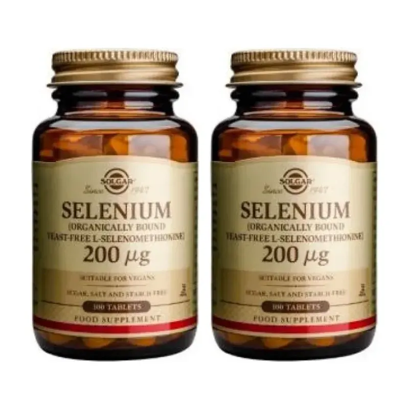 Solgar Selenio 200 mcg Duplo, 2 x 50 comprimidos | Farmacia Barata Solgar Selenio 200 mcg Duplo, 2 x 50 comprimidos | Farmacia Barata