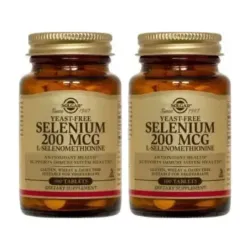 Solgar Selenio 200 mcg. (Sin Levadura) Duplo, 2 x 100 Comprimidos.