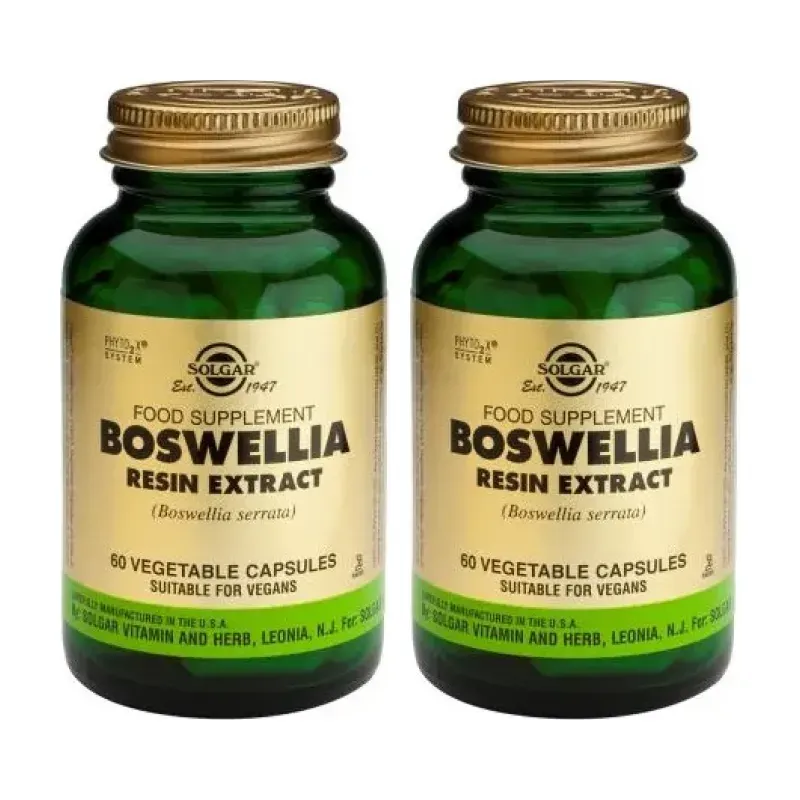 Solgar SPF Boswellia Duplo, 2 x 60 Cápsulas Vegetales. | Farmacia Barata Solgar SPF Boswellia Duplo, 2 x 60 Cápsulas Vegetales. | Farmacia Barata