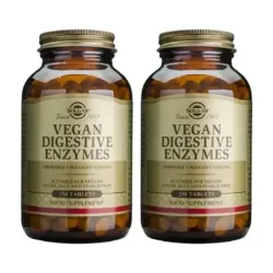 Solgar Vegan Enzimas Digestivas Duplo, 2 x 250 Comp.