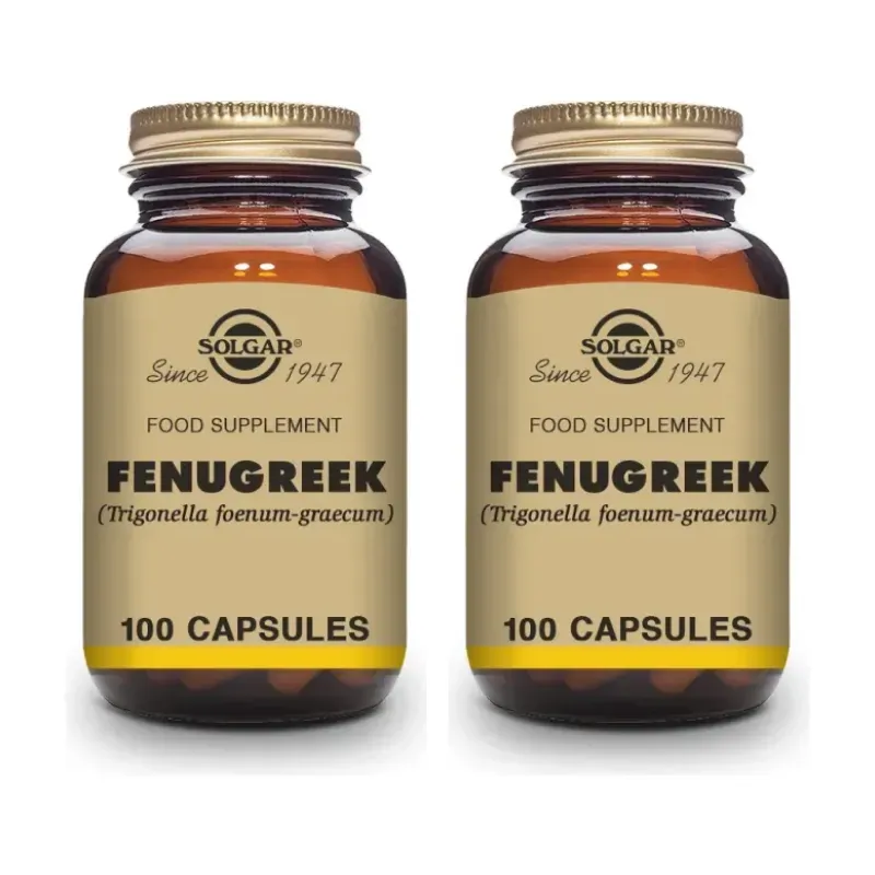 Solgar Fenogreco Duplo, 2 x 100 Cápsulas Vegetales. | Farmacia Barata Solgar Fenogreco Duplo, 2 x 100 Cápsulas Vegetales. | Farmacia Barata