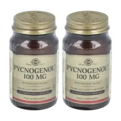 Solgar Extracto Corteza de Pino 100 mg. Pycnogenol Duplo, 2 x 30 Cápsulas Vegetal.