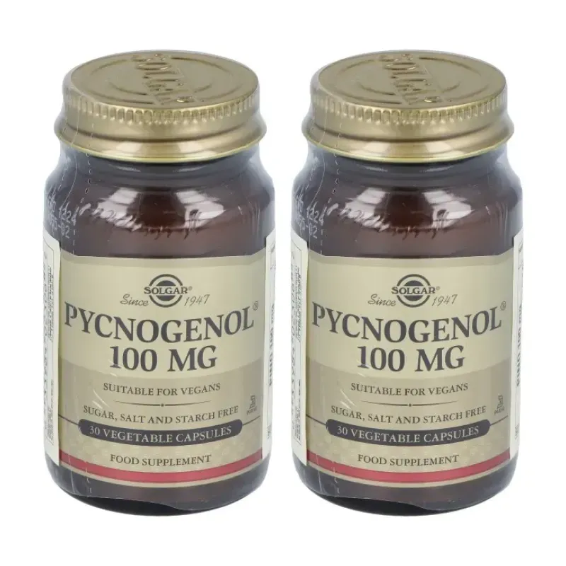 Solgar Extracto Corteza de Pino 100 mg. Pycnogenol Duplo, 2 x 30 Cápsulas Vegetal. | Farmacia Barata Solgar Extracto Corteza de Pino 100 mg. Pycnogenol Duplo, 2 x 30 Cápsulas Vegetal. | Farmacia Barata