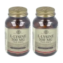 Solgar L-Lisina 500 mg Duplo, 2 x 50 Caps. Veg.