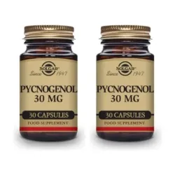 Solgar Extracto Corteza de Pino 30 mg. Pycnogenol Duplo, 2 x 30 Cápsulas vegetales.