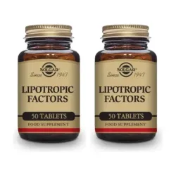 Solgar Lipotrópicos Duplo, 2 x 50 Comprimidos.