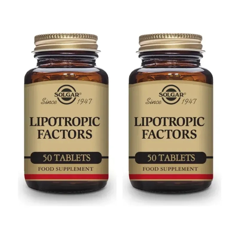 Solgar Lipotrópicos Duplo, 2 x 50 Comprimidos. | Farmacia Barata Solgar Lipotrópicos Duplo, 2 x 50 Comprimidos. | Farmacia Barata