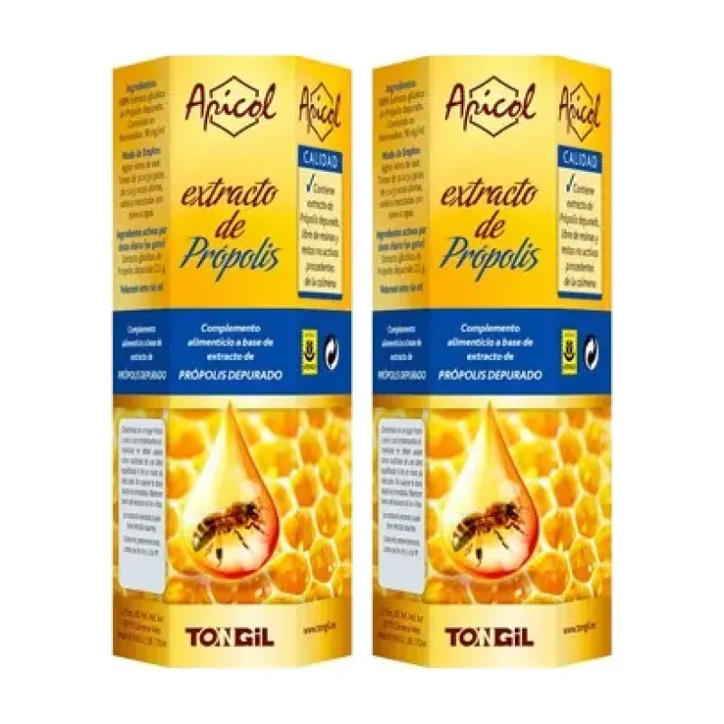 Tongil Apicol Propolis Duplo, 2 x 60ml | Farmacia Barata