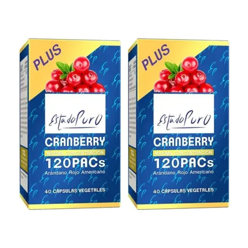 Estado Puro Cranberry Plus Duplo, 2 x 120 cápsulas | Farmacia Barata Estado Puro Cranberry Plus Duplo, 2 x 120 cápsulas | Farmacia Barata