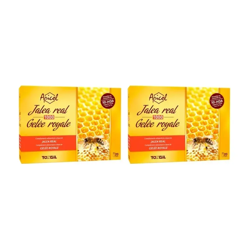 Tongil Jalea Real 1000 Duplo, 2 x 20 viales | Farmacia Barata Tongil Jalea Real 1000 Duplo, 2 x 20 viales | Farmacia Barata