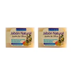Ynsadiet Jabón Aceite de Oliva Duplo, 2 x 100g