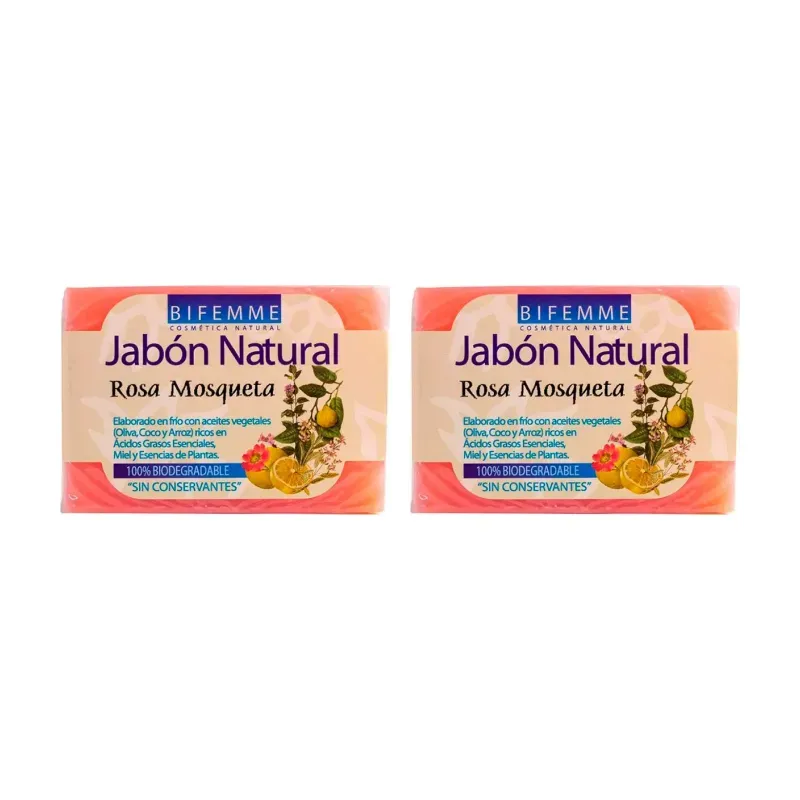 Ynsadiet Jabón Rosa Mosqueta Duplo, 2 x 100g | Farmacia Barata Ynsadiet Jabón Rosa Mosqueta Duplo, 2 x 100g | Farmacia Barata