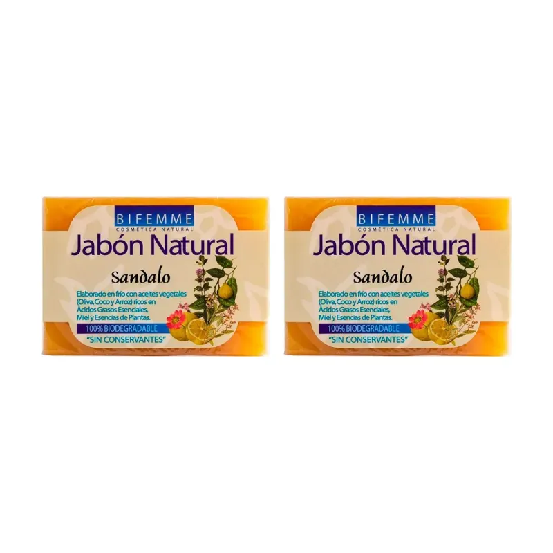 Ynsadiet Jabón Sándalo Duplo, 2 x 100 gr | Farmacia Barata