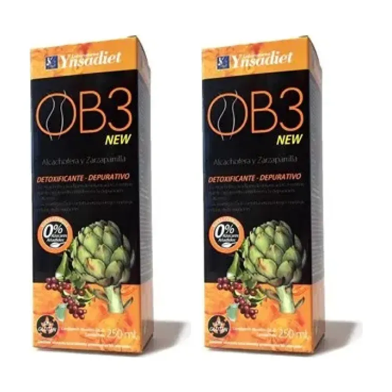 Ynsadiet OB3 Duplo, 2 x 250ml Jarabe | Farmacia Barata Ynsadiet OB3 Duplo, 2 x 250ml Jarabe | Farmacia Barata