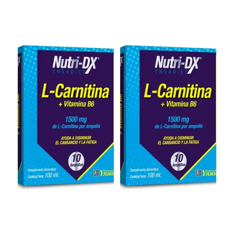 Ynsadiet L-Carnitina Vit. B6 Duplo, 2 x 10 viales | Farmacia Barata Ynsadiet L-Carnitina Vit. B6 Duplo, 2 x 10 viales | Farmacia Barata
