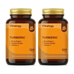 Vittalogy Turmeric Premium Duplo, 2 x 120 cápsulas