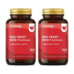 Vittalogy Red Yeast Premium Duplo, 2 x 120 cápsulas