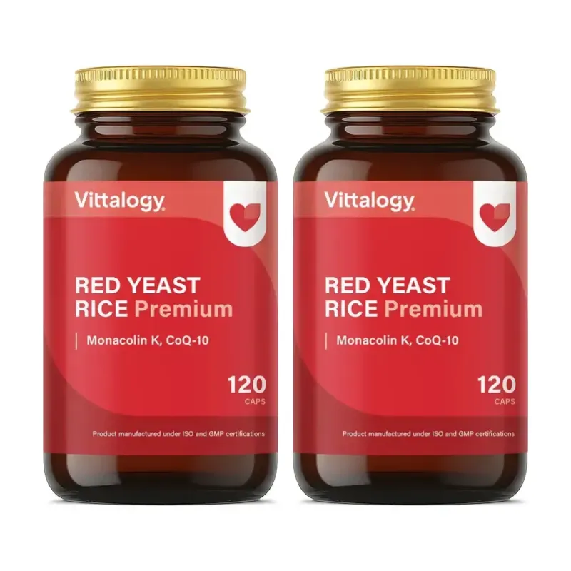 Vittalogy Red Yeast Premium Duplo, 2 x 120 cápsulas | Farmacia Barata Vittalogy Red Yeast Premium Duplo, 2 x 120 cápsulas | Farmacia Barata