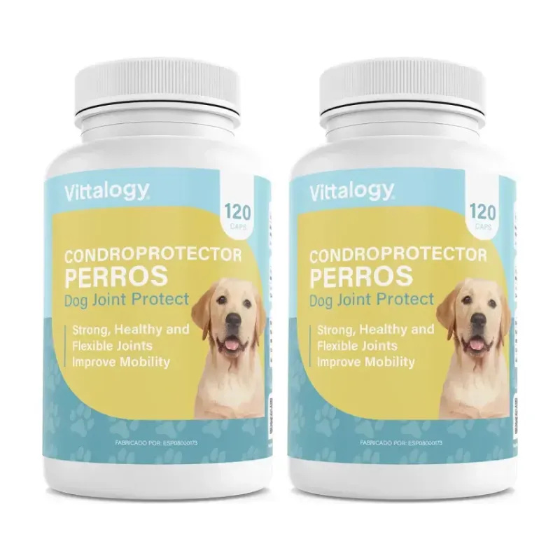 Vittalogy Condroprotector Perros Duplo, 2 x 120 cápsulas | Farmacia Barata Vittalogy Condroprotector Perros Duplo, 2 x 120 cápsulas | Farmacia Barata
