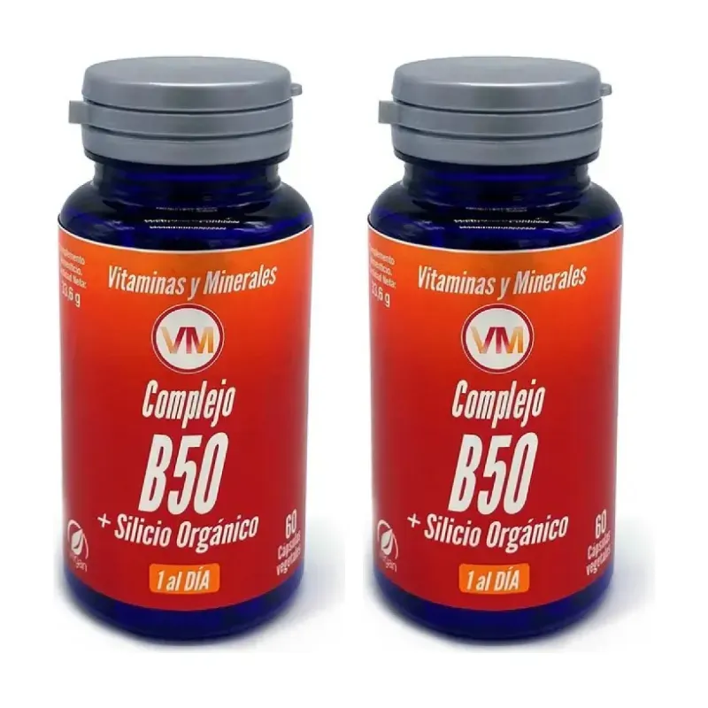 Ynsadiet Complejo B50 + Silicio Orgánico Duplo, 2 x 60 Cápsulas | Farmacia Barata Ynsadiet Complejo B50 + Silicio Orgánico Duplo, 2 x 60 Cápsulas | Farmacia Barata