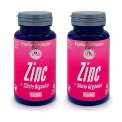 Ynsadiet Zinc Silicio Duplo, 2 x 60 cápsulas