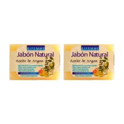 Ynsadiet Jabón de Argán Duplo, 2 x 100g.