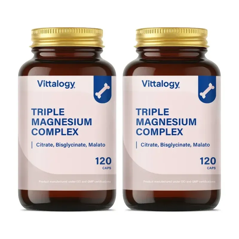 Vittalogy Triple Magnesium Complex Duplo, 2 x 120 cápsulas | Farmacia Barata Vittalogy Triple Magnesium Complex Duplo, 2 x 120 cápsulas | Farmacia Barata