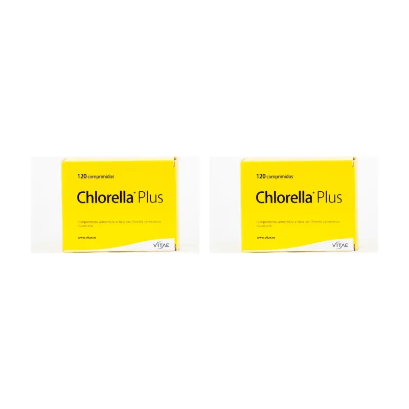 Vitae Chlorella Plus Duplo, 2 x 120 comprimidos | Farmacia Barata Vitae Chlorella Plus Duplo, 2 x 120 comprimidos | Farmacia Barata