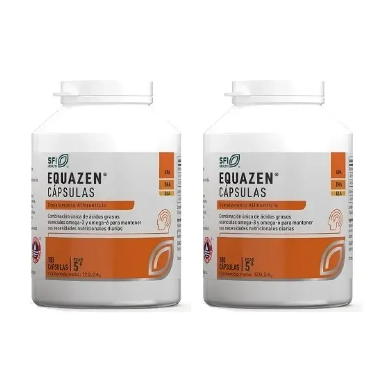 Vitae Equazen Omega-3 y 6 Duplo, 2 x 180 cápsulas | Farmacia Barata