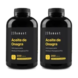 Zenement Aceite de Onagra 1000 mg Duplo, 2 x 200 cápsulas blandas