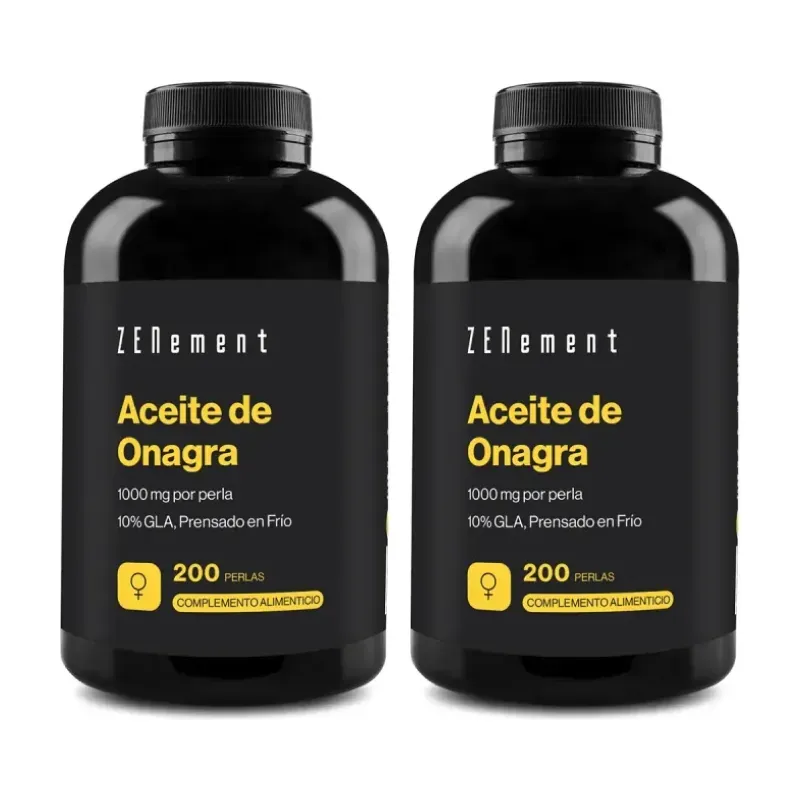 Zenement Aceite de Onagra 1000 mg Duplo, 2 x 200 cápsulas blandas | Farmacia Barata
