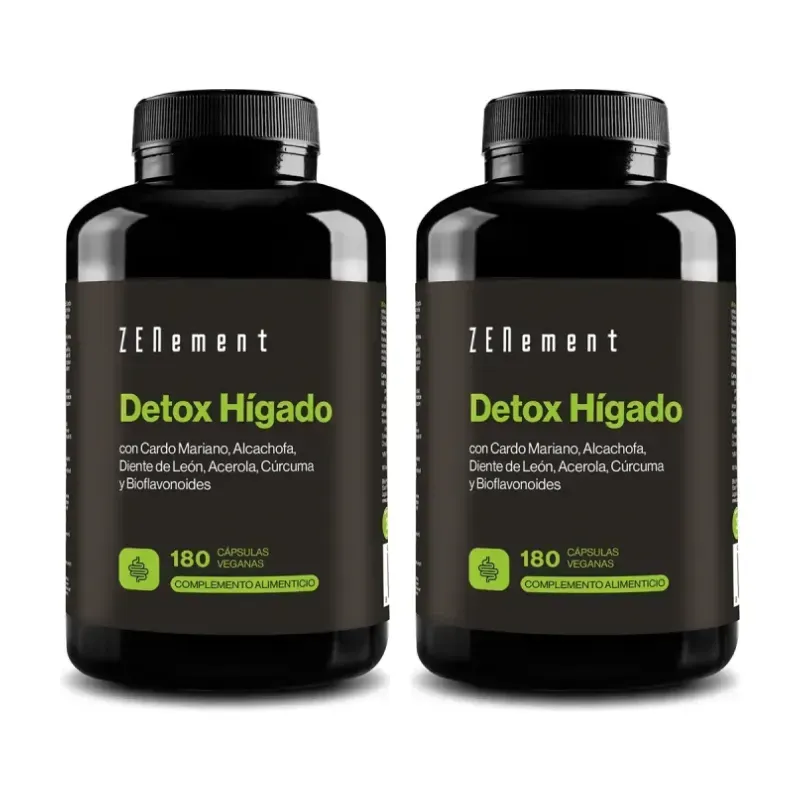Zenement Detox Hígado Duplo, 2 x 180 cápsulas veganas | Farmacia Barata Zenement Detox Hígado Duplo, 2 x 180 cápsulas veganas | Farmacia Barata
