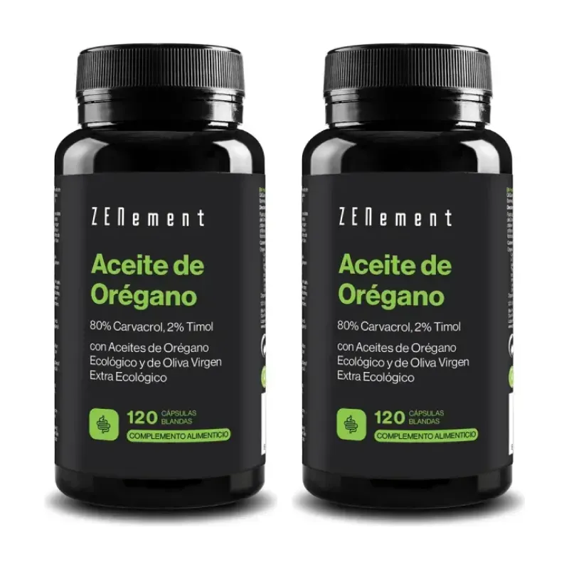 Zenement Aceite de Orégano Duplo, 2 x 120 cápsulas blandas | Farmacia Barata Zenement Aceite de Orégano Duplo, 2 x 120 cápsulas blandas | Farmacia Barata