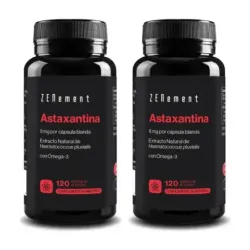 Zenement Astaxantina 8 mg con Omega-3 Duplo, 2 x 120 cápsulas blandas